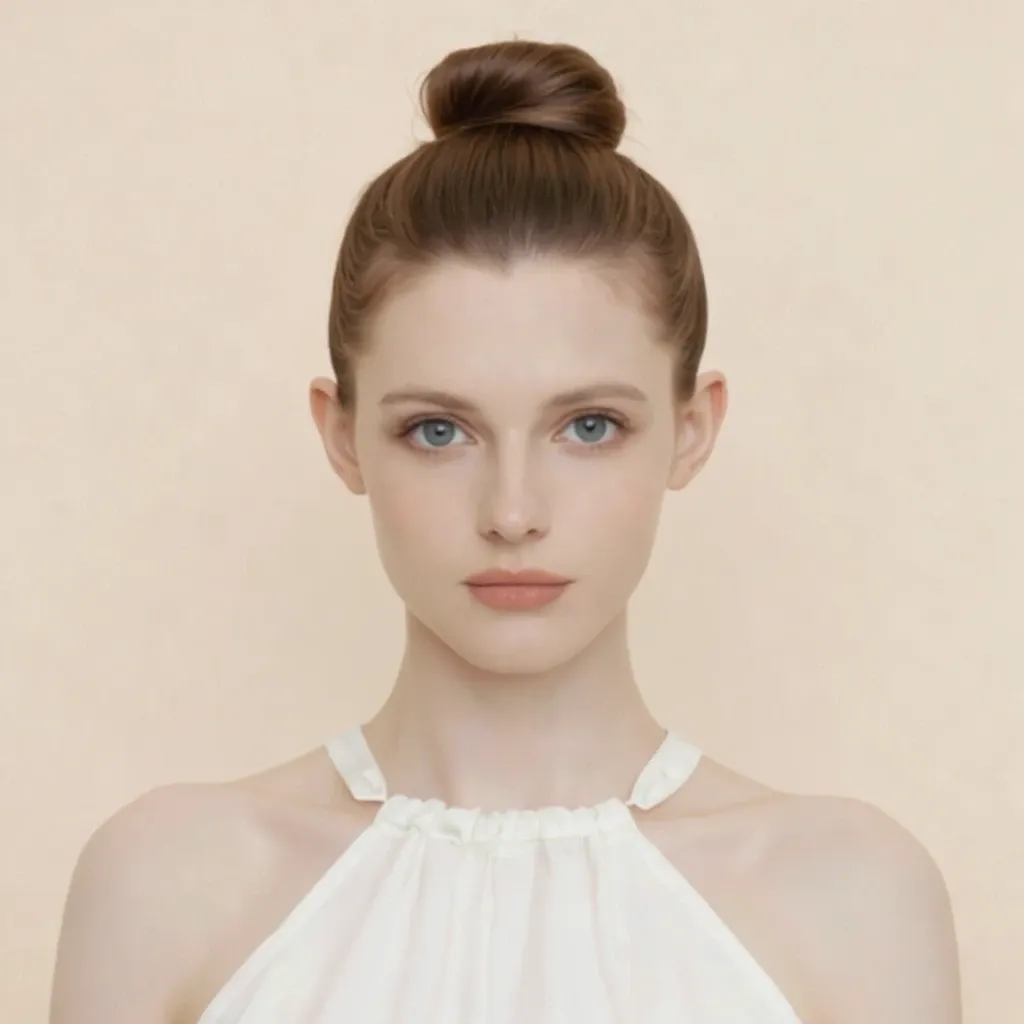 Half-Up Top Knot - AIEnhancer