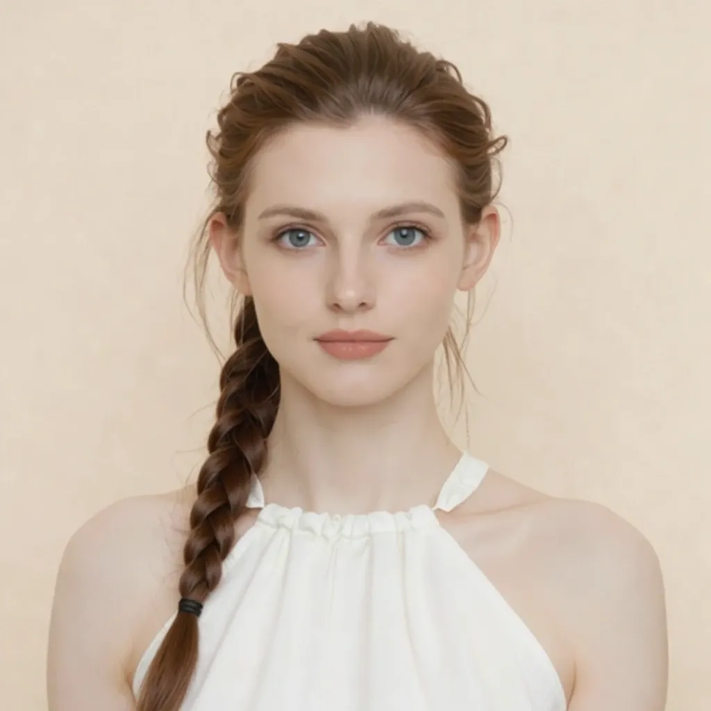 Messy Fishtail Braid - AIEnhancer