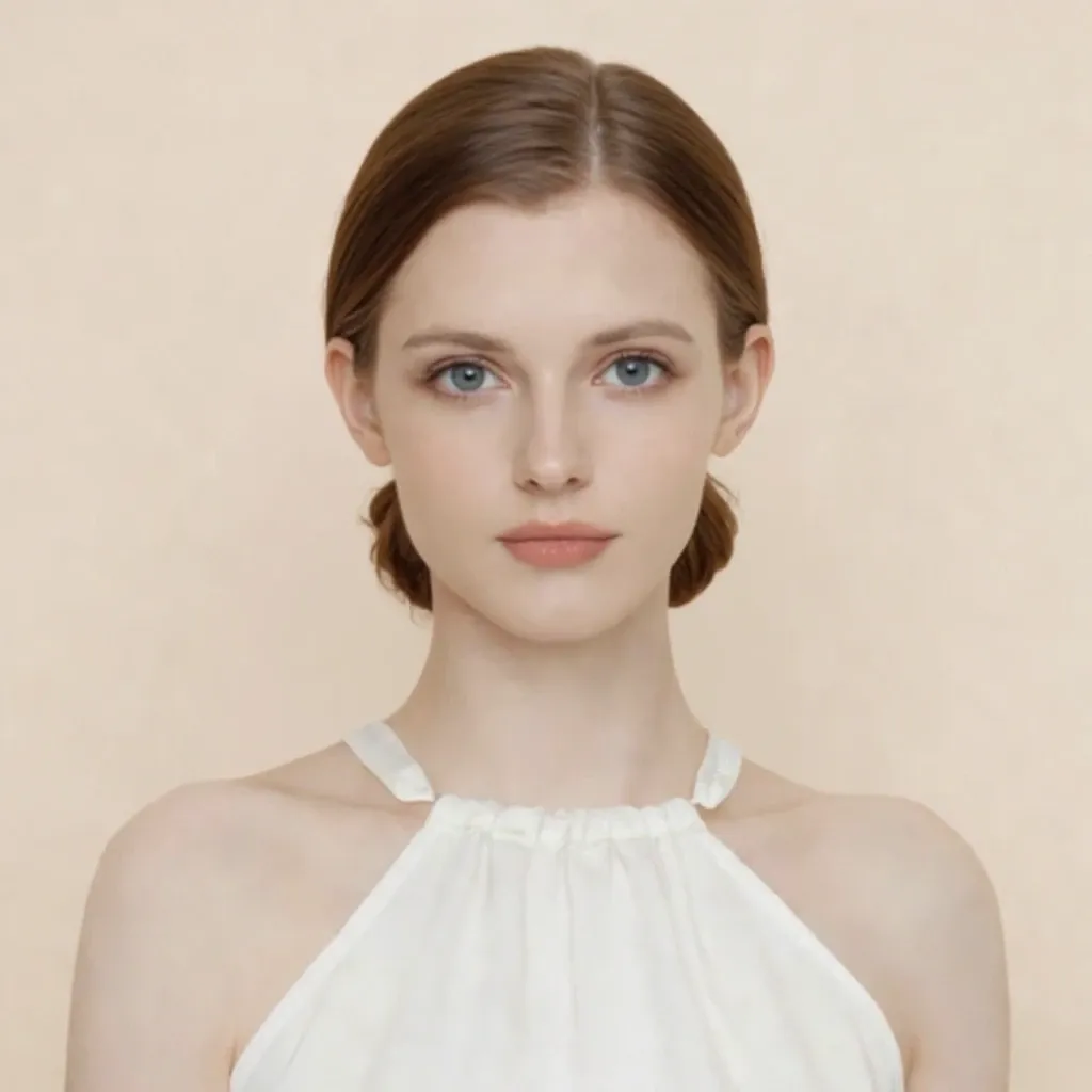 Simple Chignon - AIEnhancer