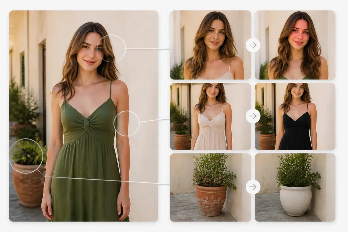 Targeted Retouching - AIEnhancer