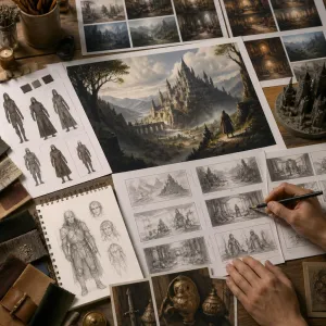 Concept and Storyboarding - AIEnhancer