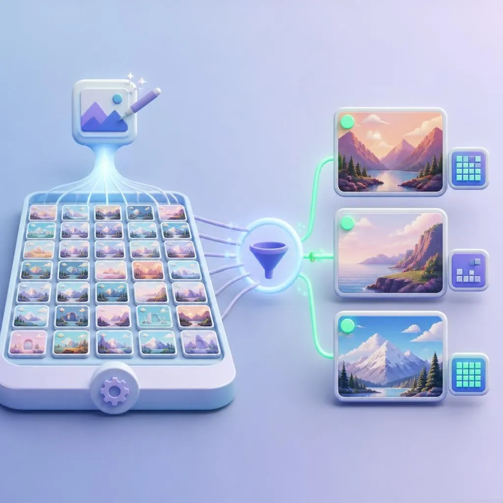 Features - Social Content at Volume - AIEnhancer