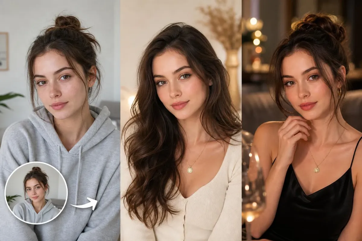 Portrait Retouching - AIEnhancer