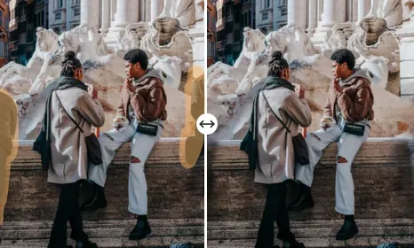 Remove People or Objects from Travel Photos - AIEnhancer