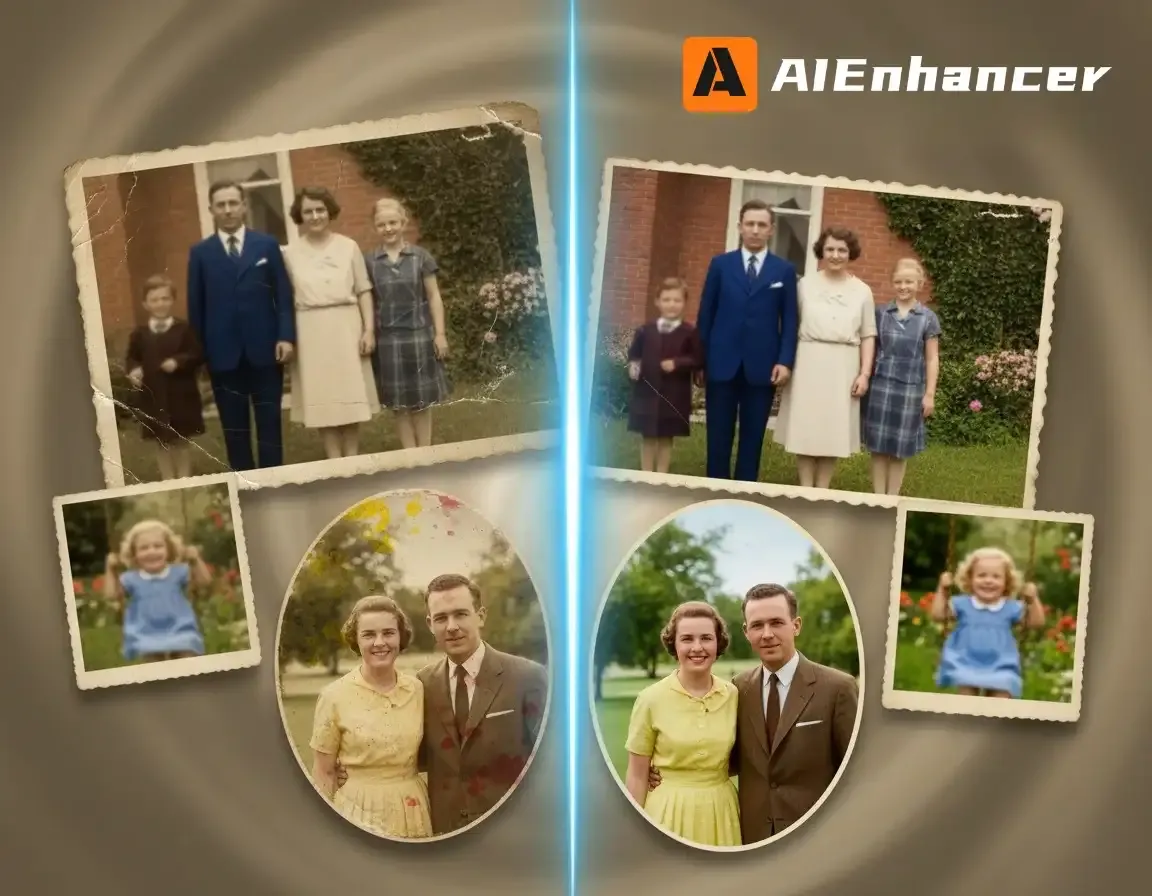 Photos anciennes et souvenirs - AIEnhancer