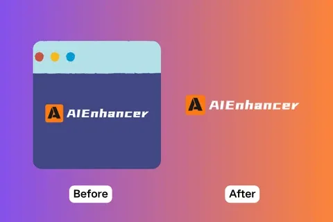 Step 2: Automatic AI Background Removal - AIEnhancer