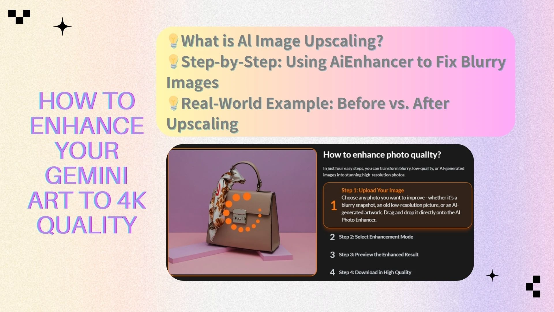 How to Enhance Your Gemini Art to 4K Quality - AIEnhancer