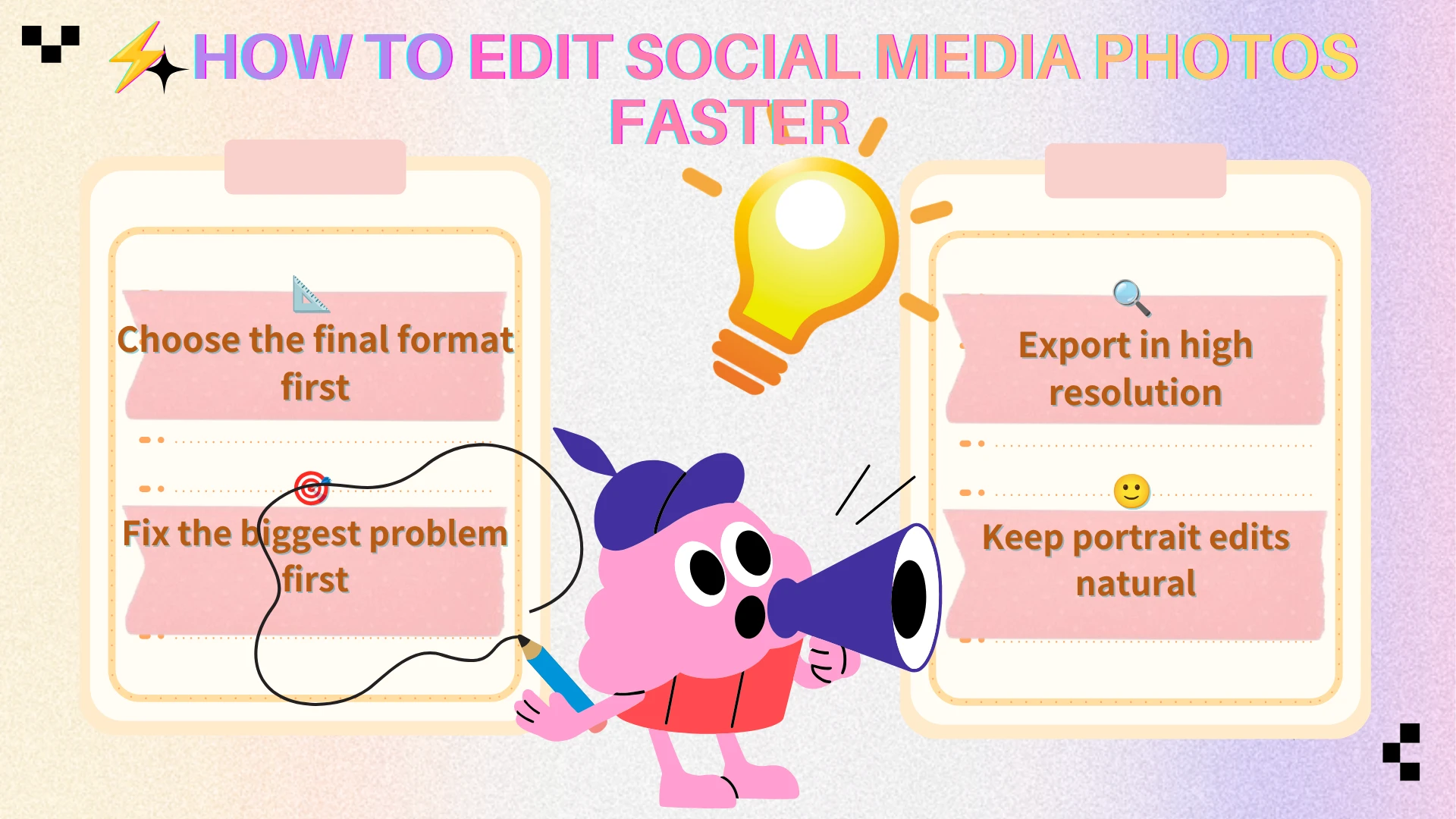 How to Edit Social Media Photos Faster - AIEnhancer