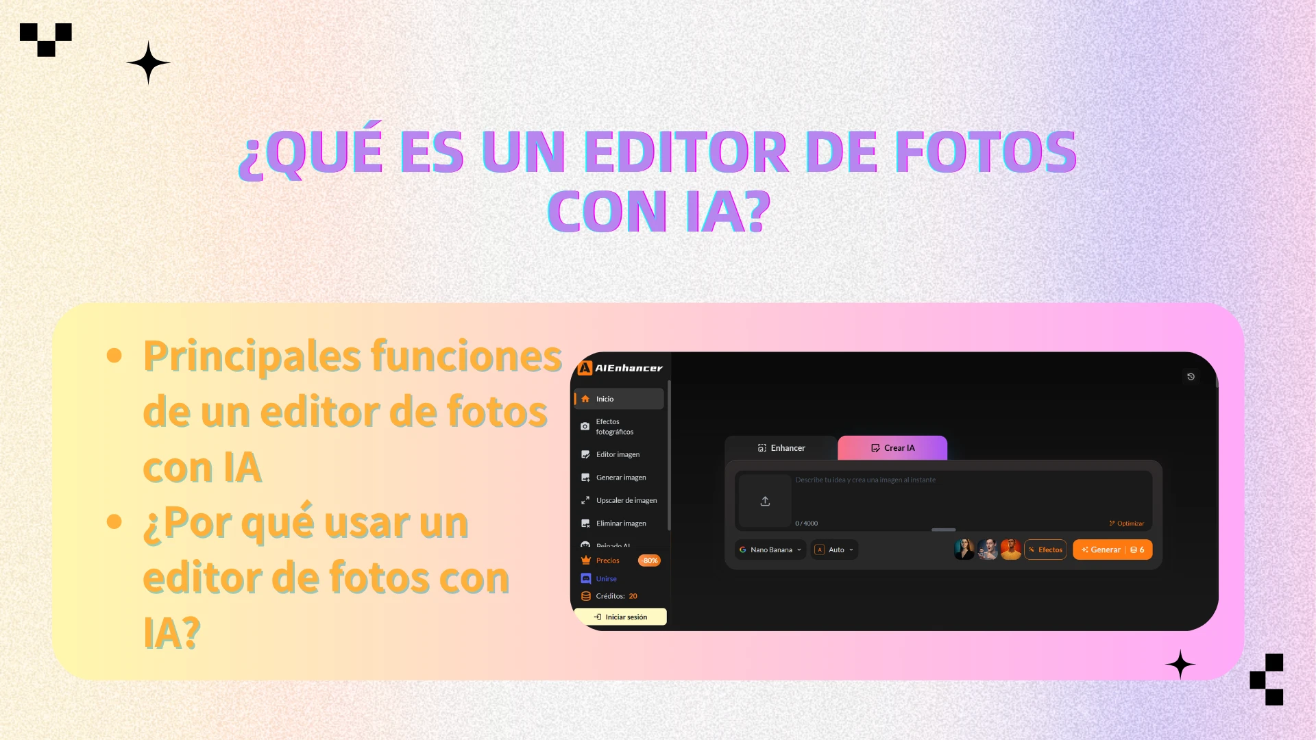 🚀 ¿Por qué usar un editor de fotos con IA? - AIEnhancer