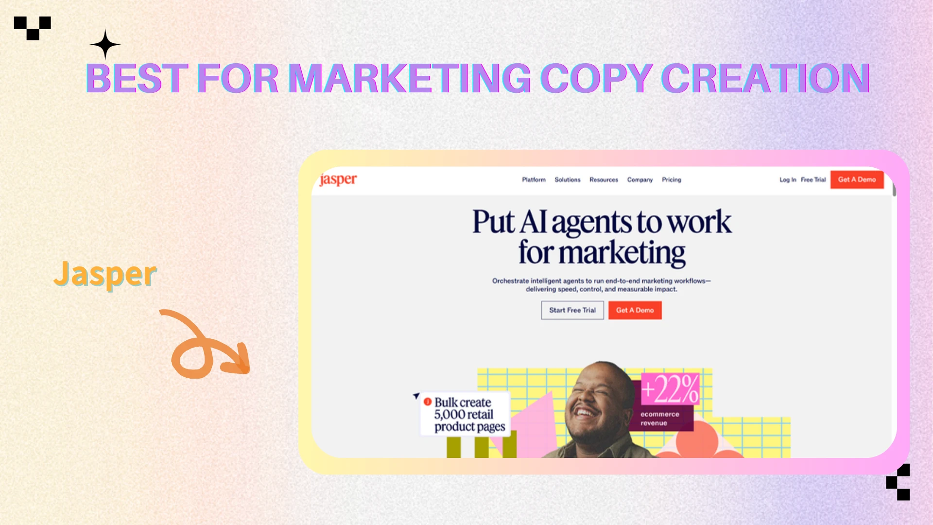 Jasper — Best for Marketing Copy Creation - AIEnhancer