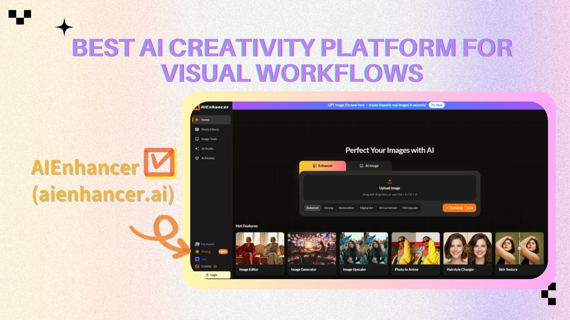 AIEnhancer — Best AI Creativity Platform for Visual Workflows - AIEnhancer
