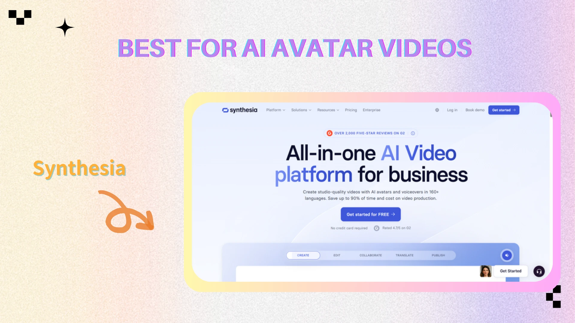 Synthesia — Best for AI Avatar Videos - AIEnhancer
