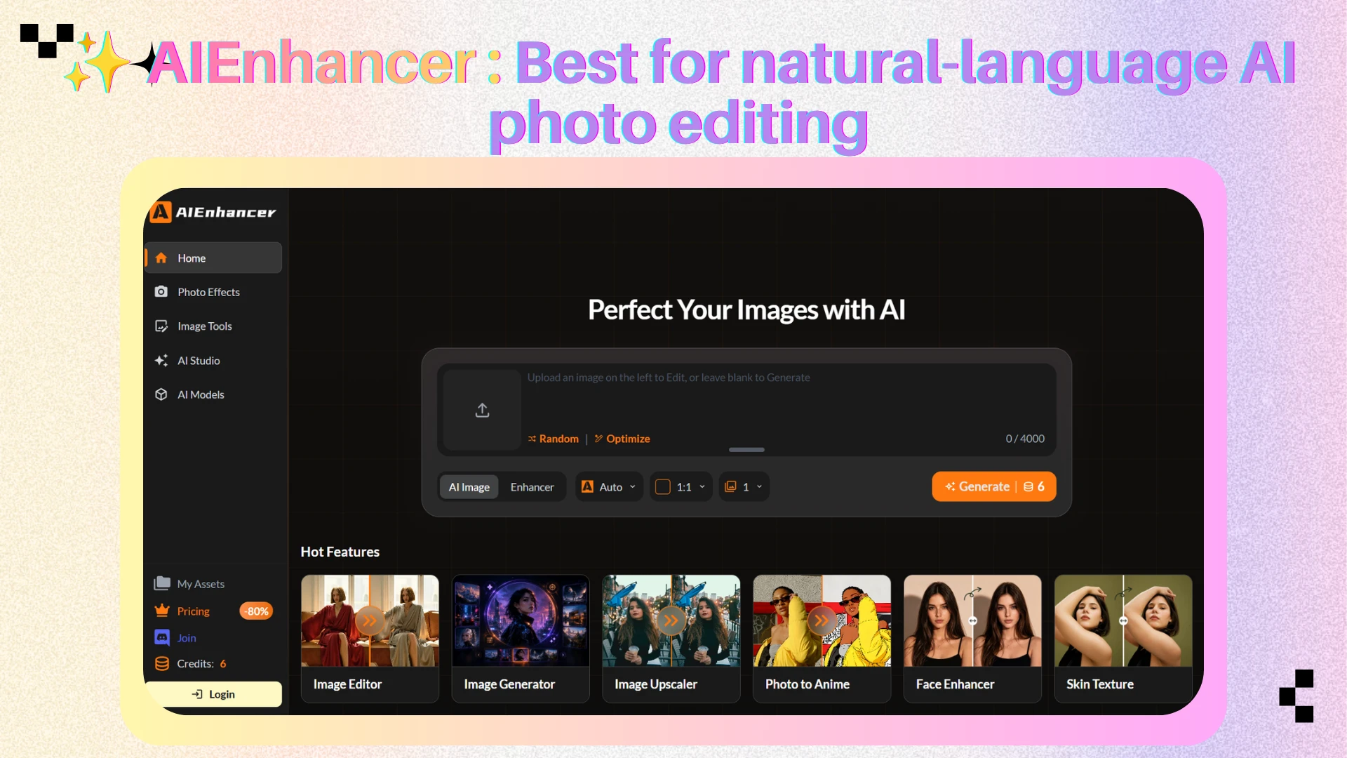 AIEnhancer - Best for natural-language AI photo editing - AIEnhancer