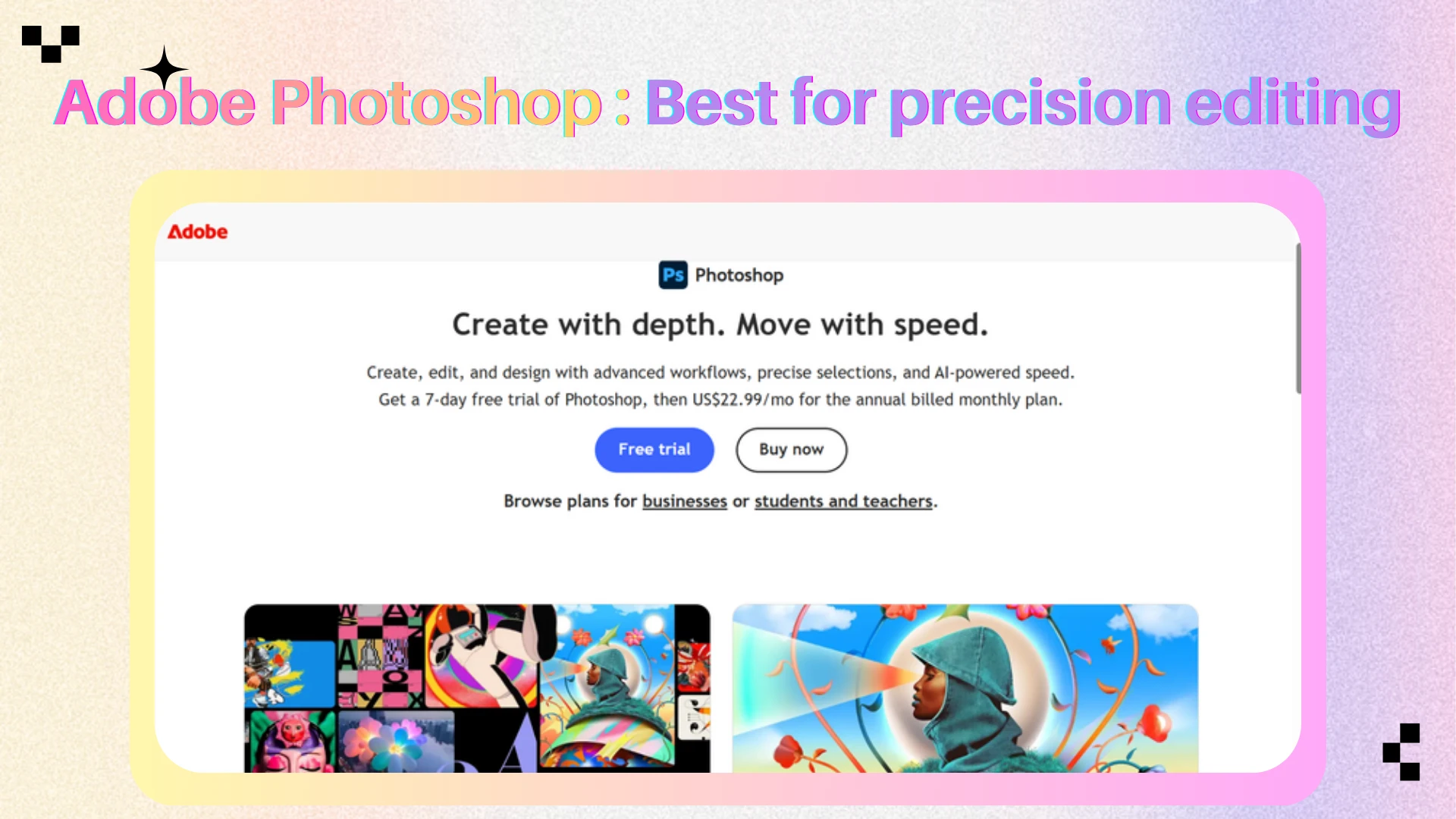 Adobe Photoshop - Best for precision editing - AIEnhancer