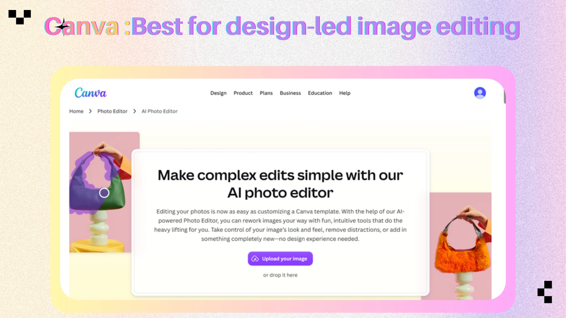 Canva - Best for design-led image editing - AIEnhancer