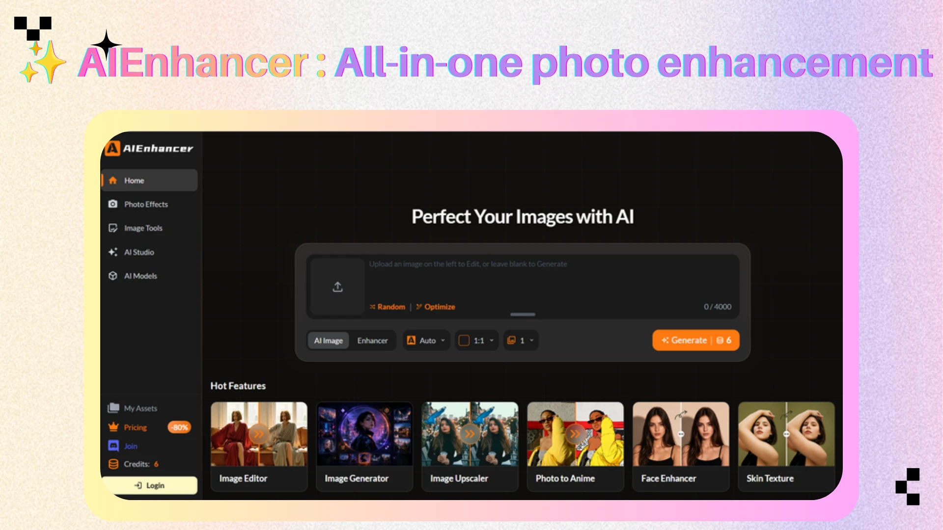 AIEnhancer for an Accessible Photo Enhancement Workflow - AIEnhancer