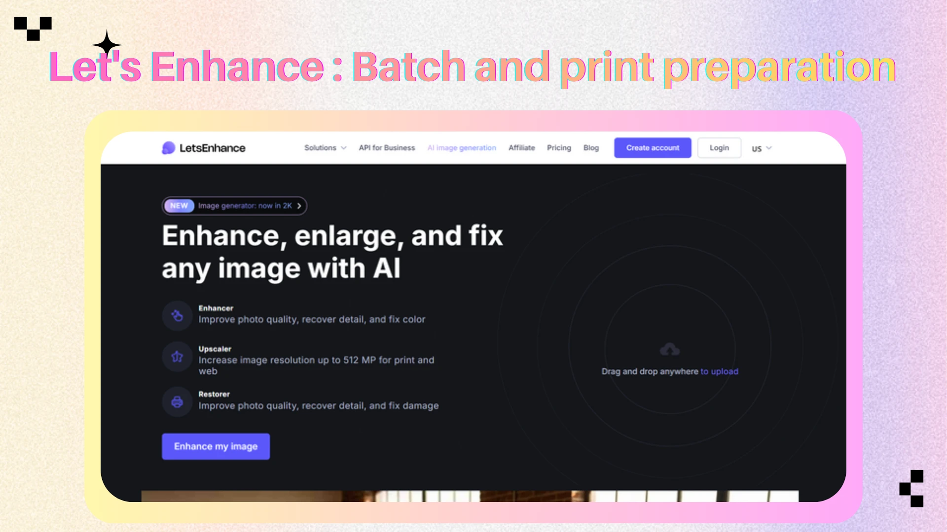 Let's Enhance for Batch and Print-Oriented Work - AIEnhancer
