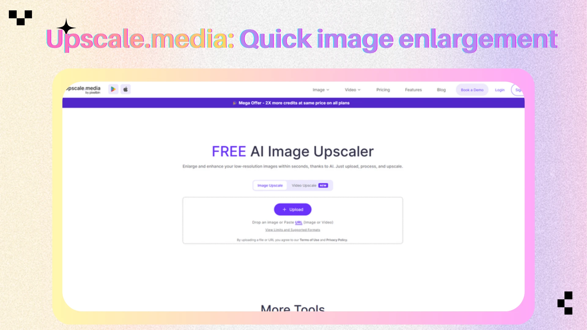 Upscale.media for Occasional Browser Enlargement - AIEnhancer