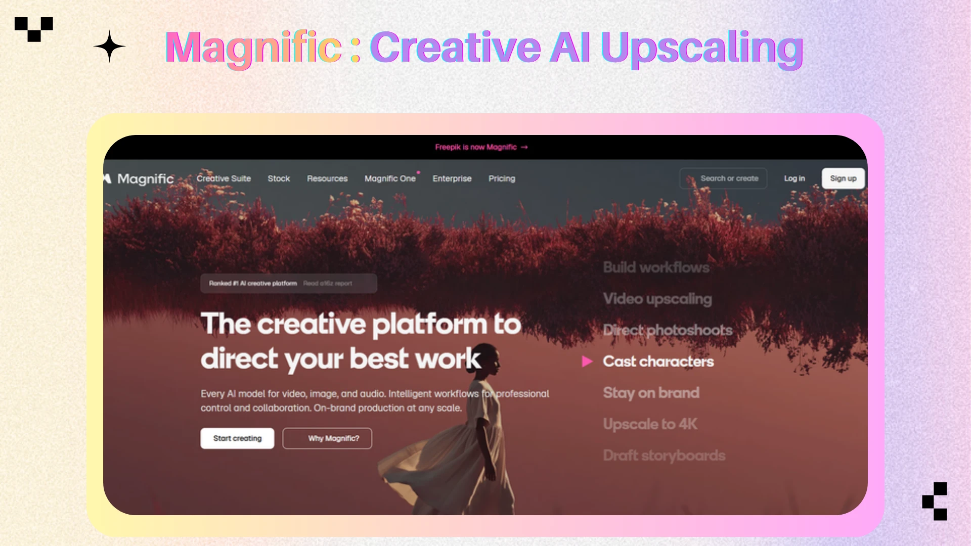 Magnific for Deliberate Texture Exploration - AIEnhancer