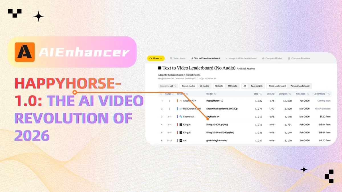 HappyHorse-1.0: The AI Video Revolution of 2026 | AIEnhancer