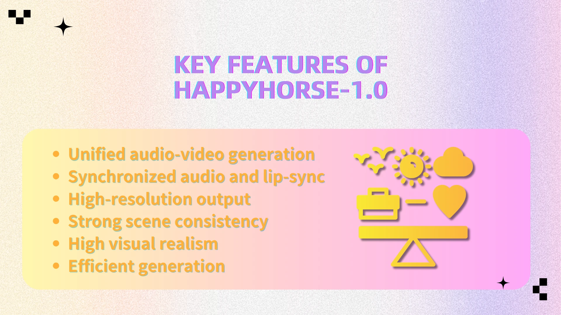 Key Features of HappyHorse-1.0 - AIEnhancer