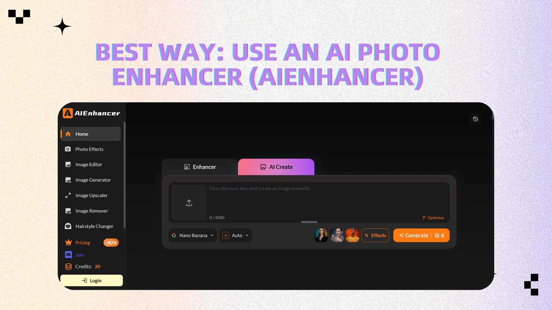 AI Photo Enhancer (Clarity Improvement) - AIEnhancer