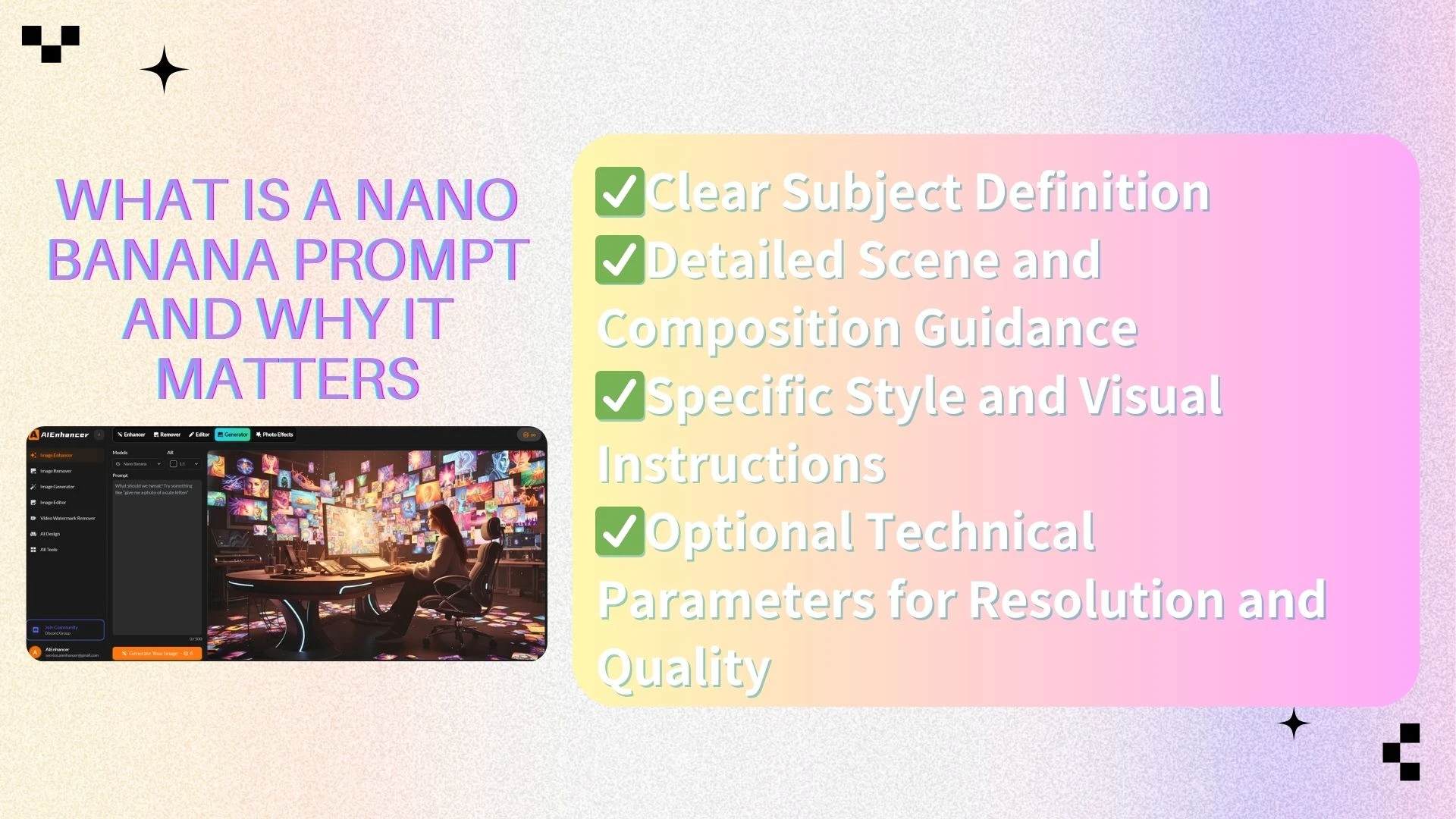 ⚙️ Optional Technical Parameters for Resolution and Quality - AIEnhancer