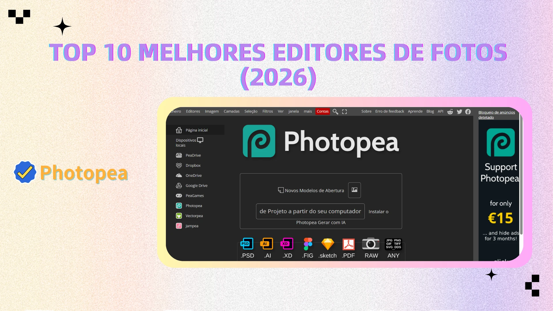 10. Photopea - AIEnhancer