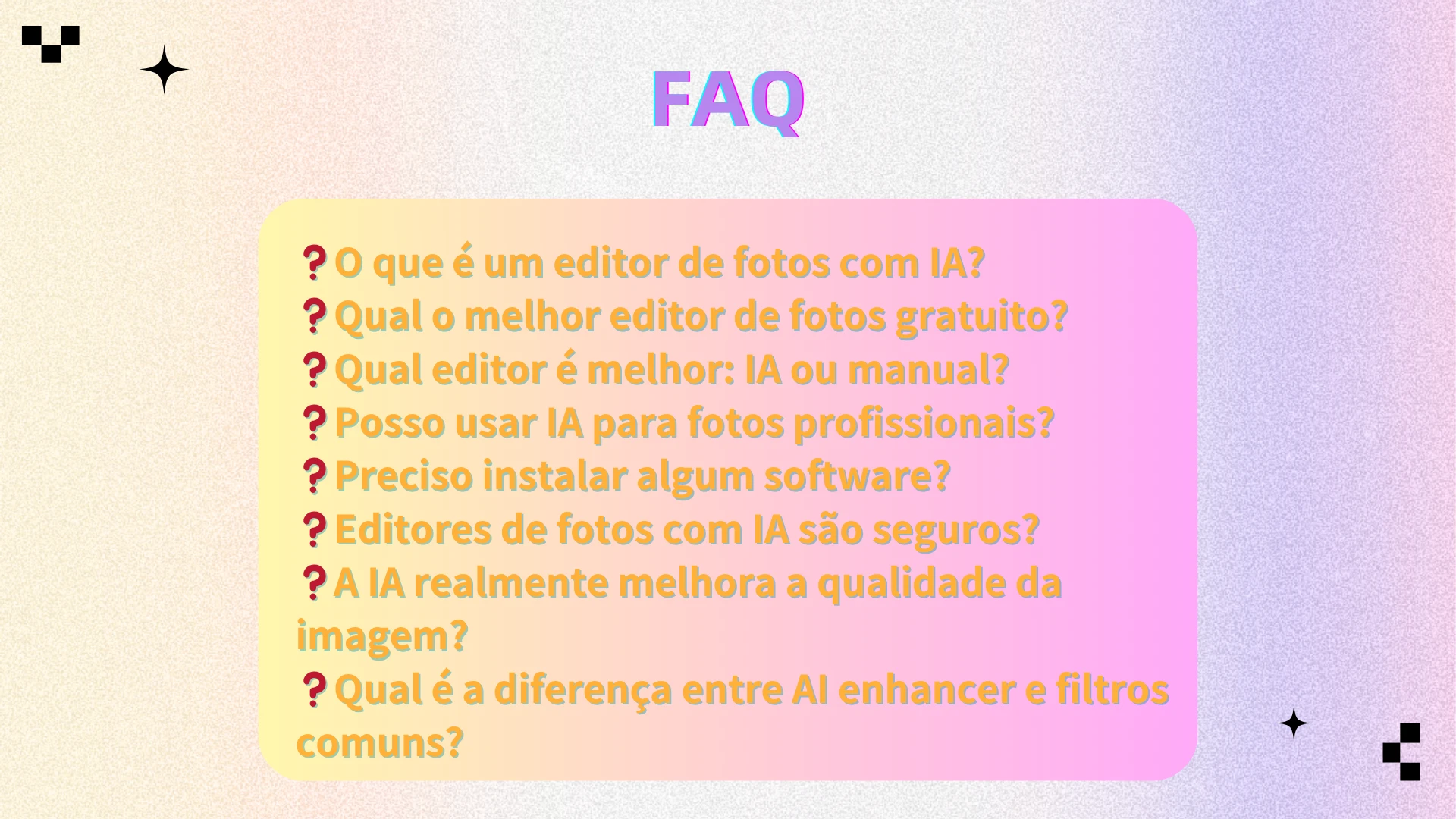 8. Qual é a diferença entre AI enhancer e filtros comuns? - AIEnhancer