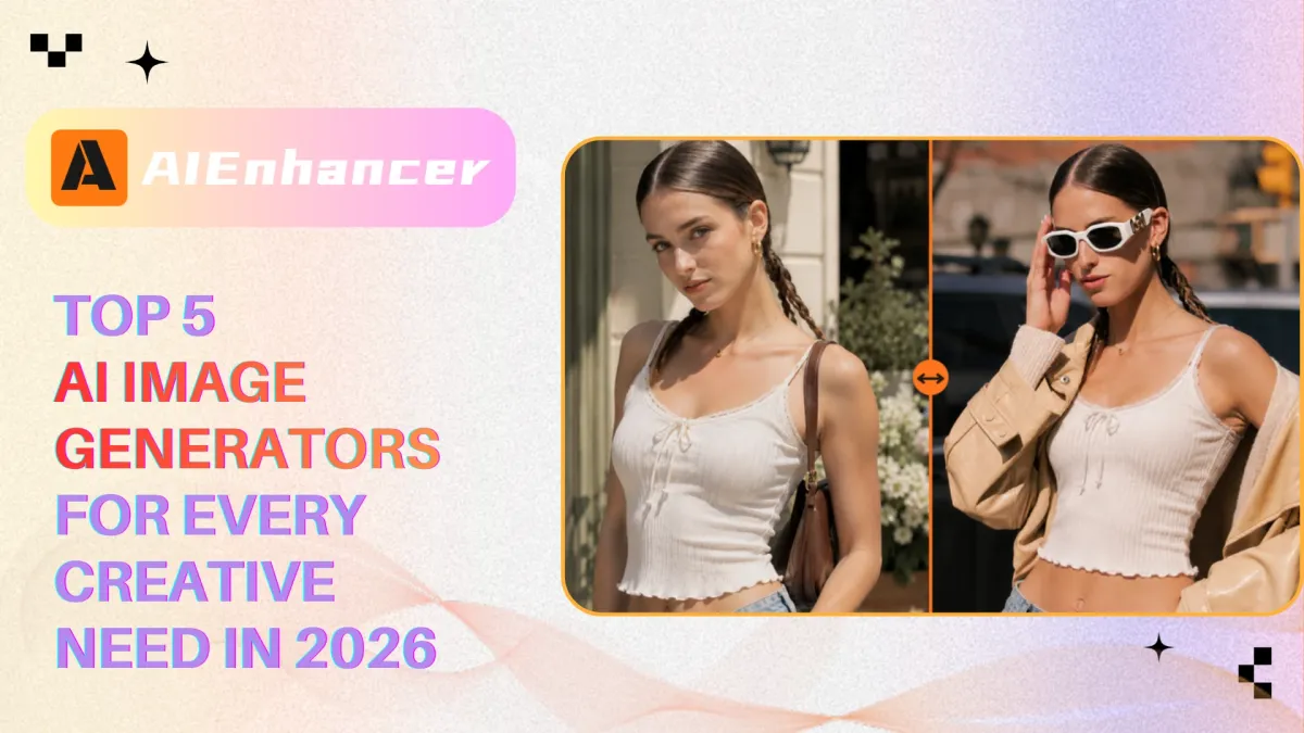 Top 5 AI Image Generators for Every Creative Need in 2026 | AIEnhancer