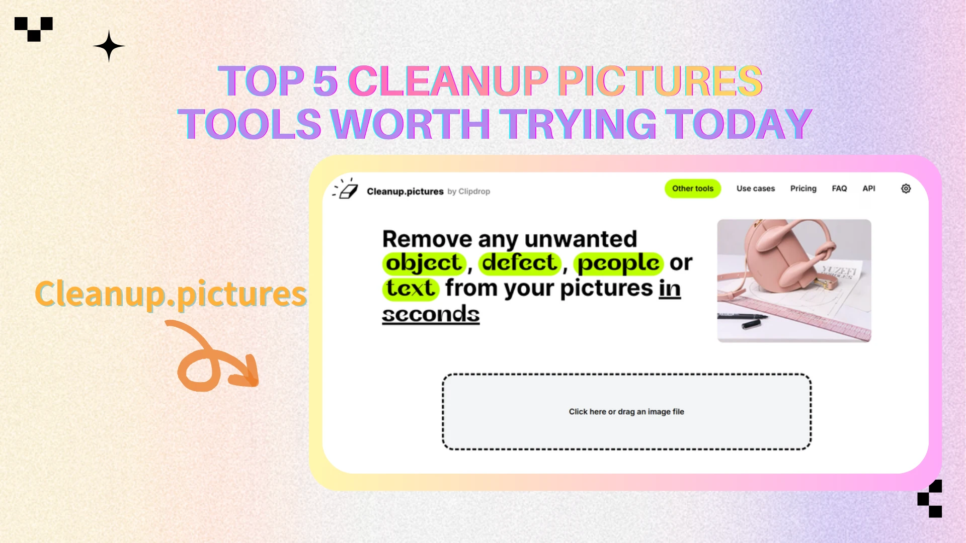 Cleanup.pictures — Best for Quick Browser Fixes 🎯 - AIEnhancer