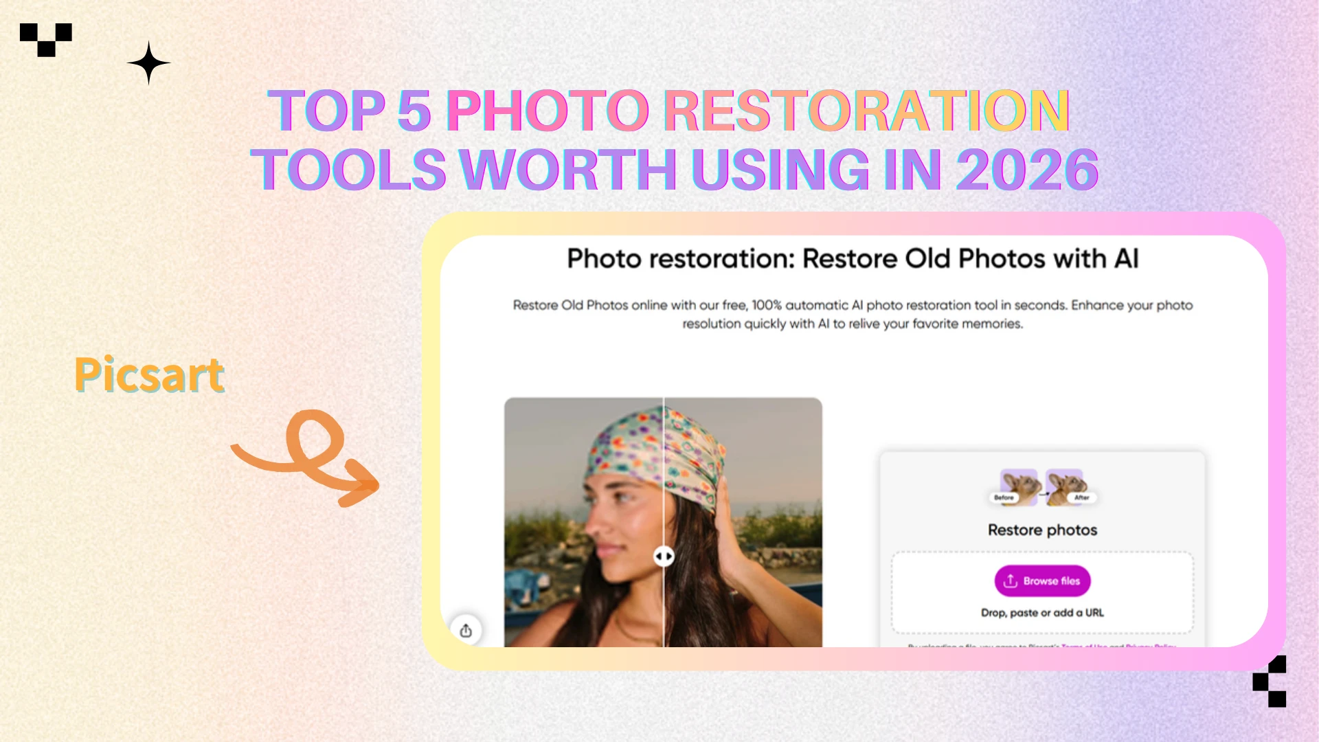 Picsart — Best for Creative-Oriented Restoration - AIEnhancer