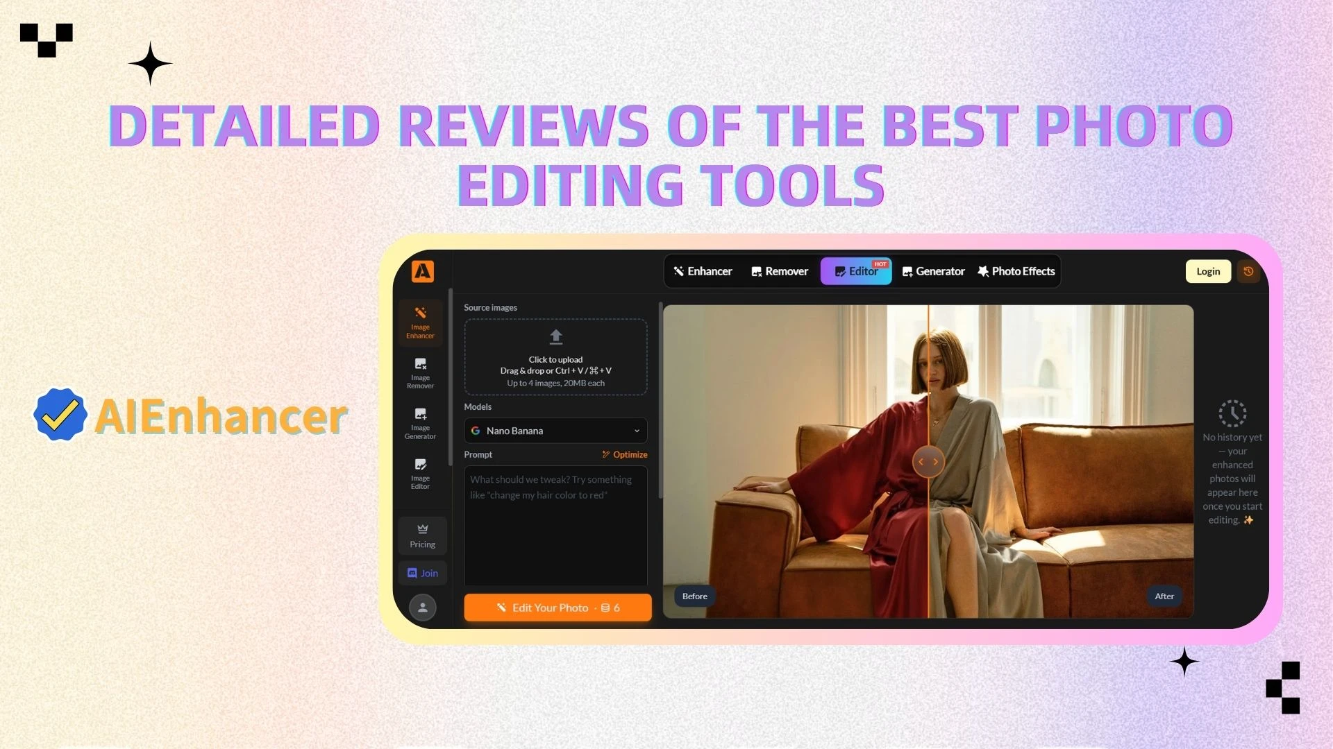 1. AIEnhancer – Best Overall AI Image Editor ⭐ - AIEnhancer