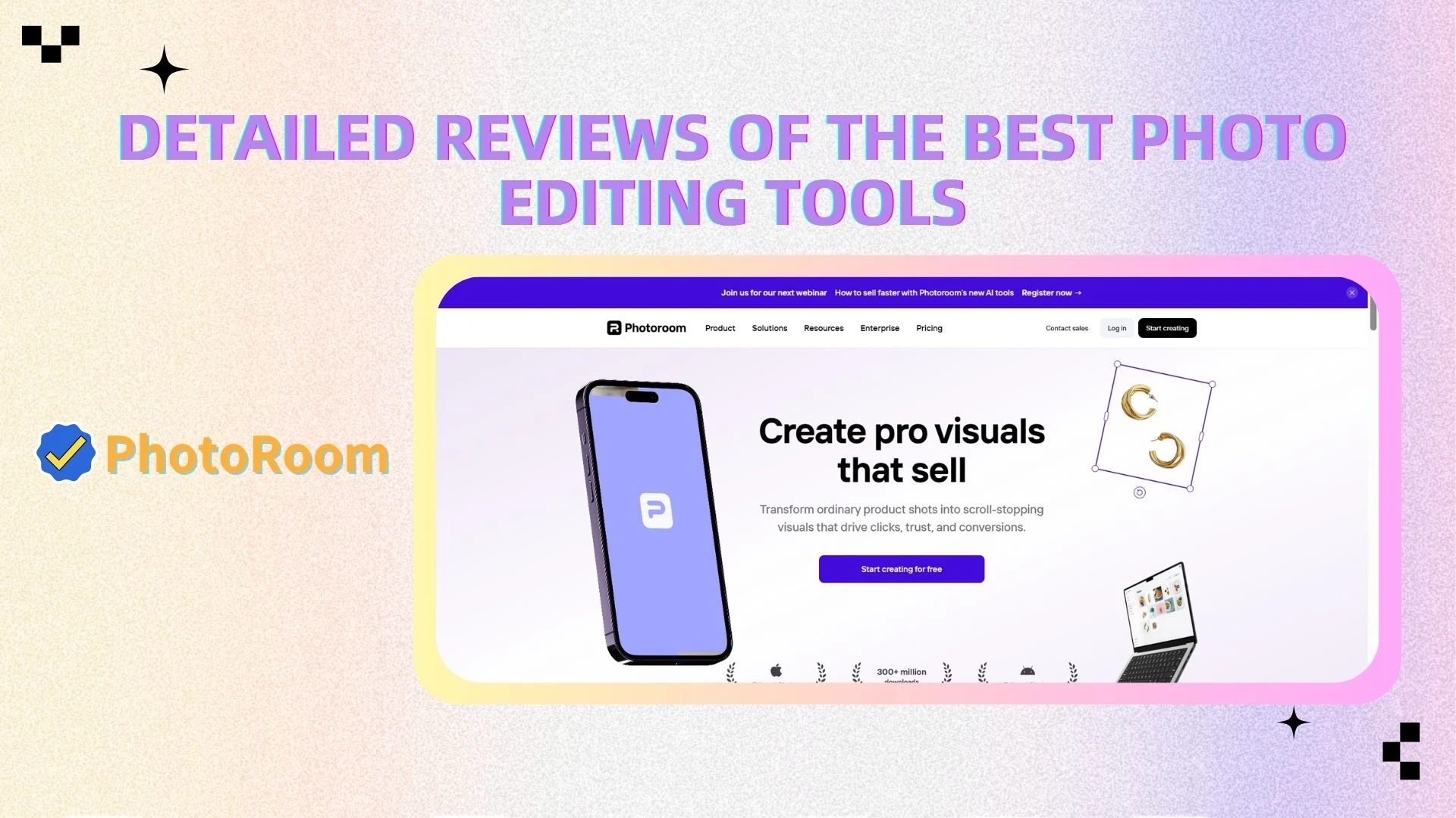 2. PhotoRoom – Best for Background Removal - AIEnhancer