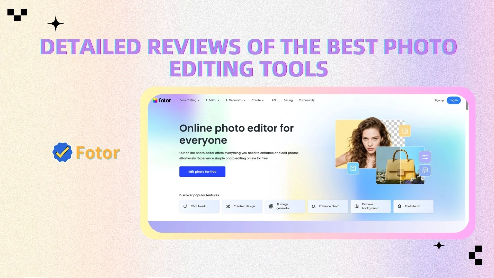 5. Fotor – Best All-in-One Photo Editor - AIEnhancer