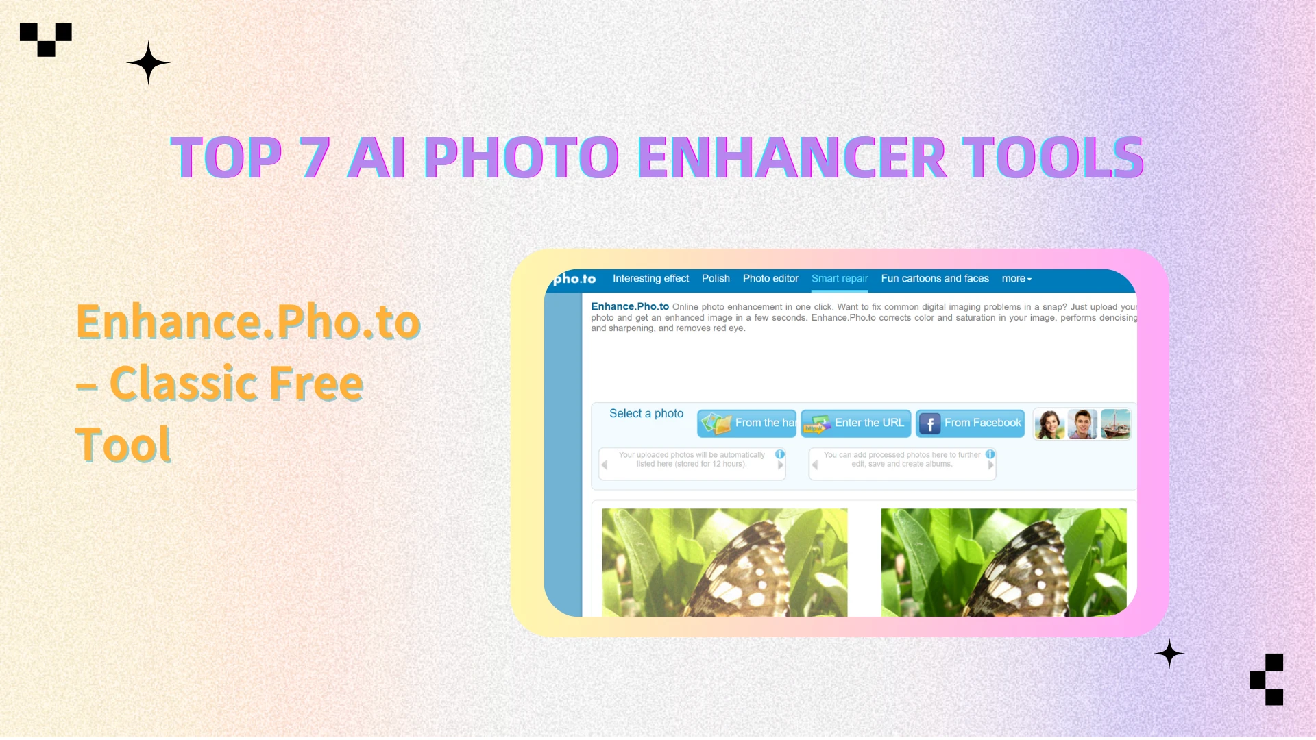 7. Enhance.Pho.to – Classic Free Tool - AIEnhancer