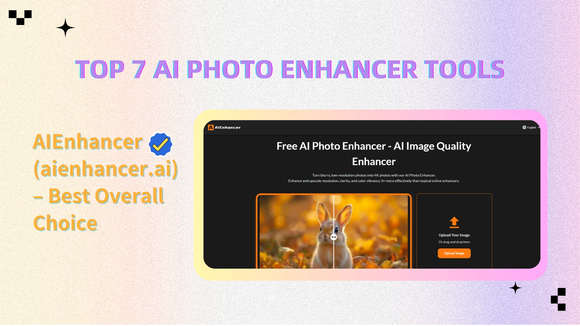 1. AIEnhancer (aienhancer.ai) – Best Overall Choice - AIEnhancer