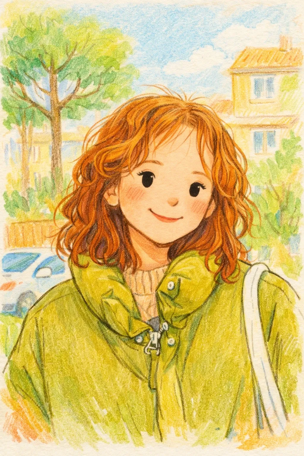 Colored Pencil Illustration - AIEnhancer