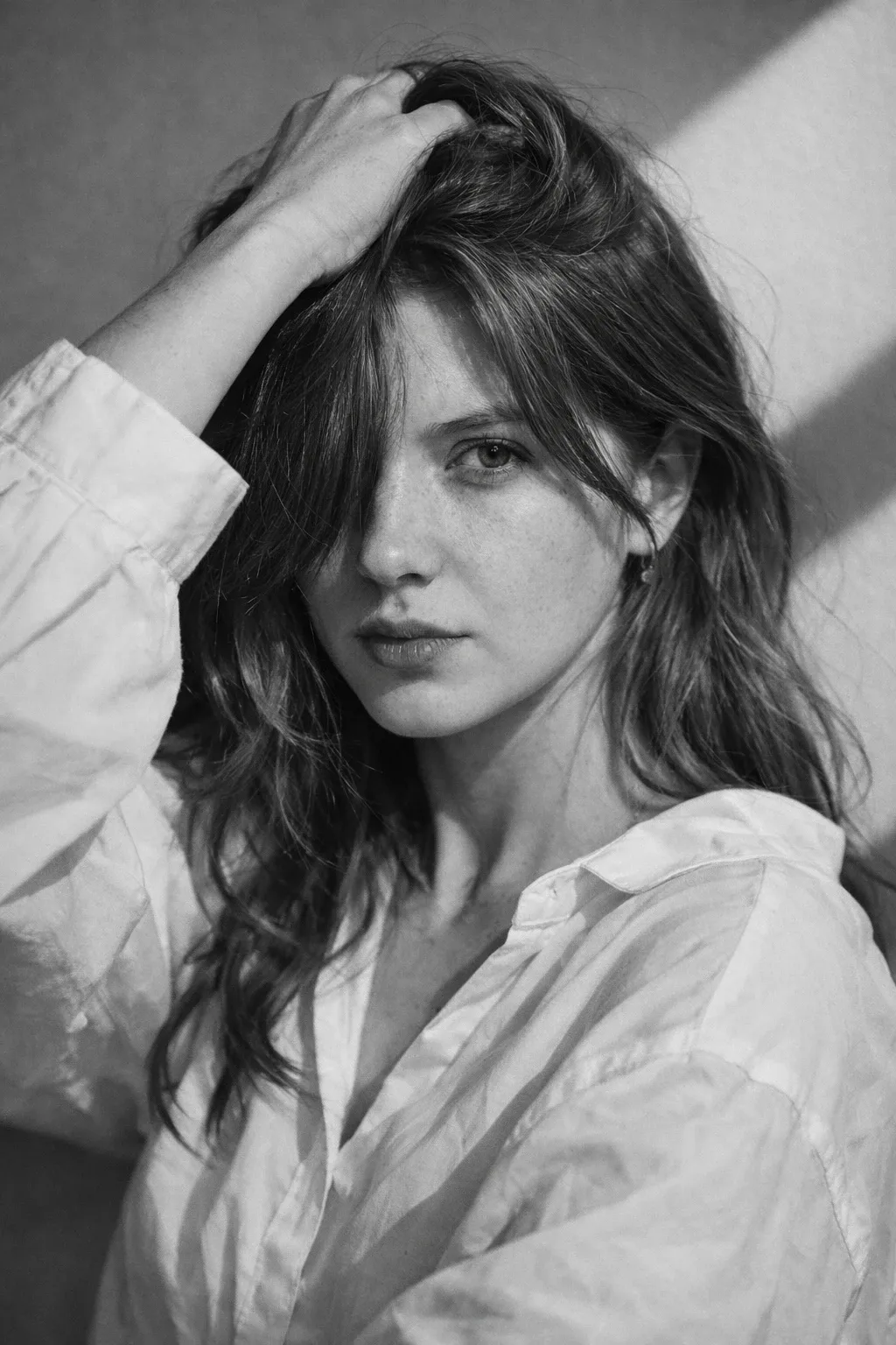 Monochrome Fashion Editorial - AIEnhancer