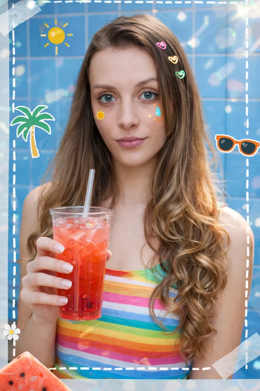 Summer Bright Poster - AIEnhancer