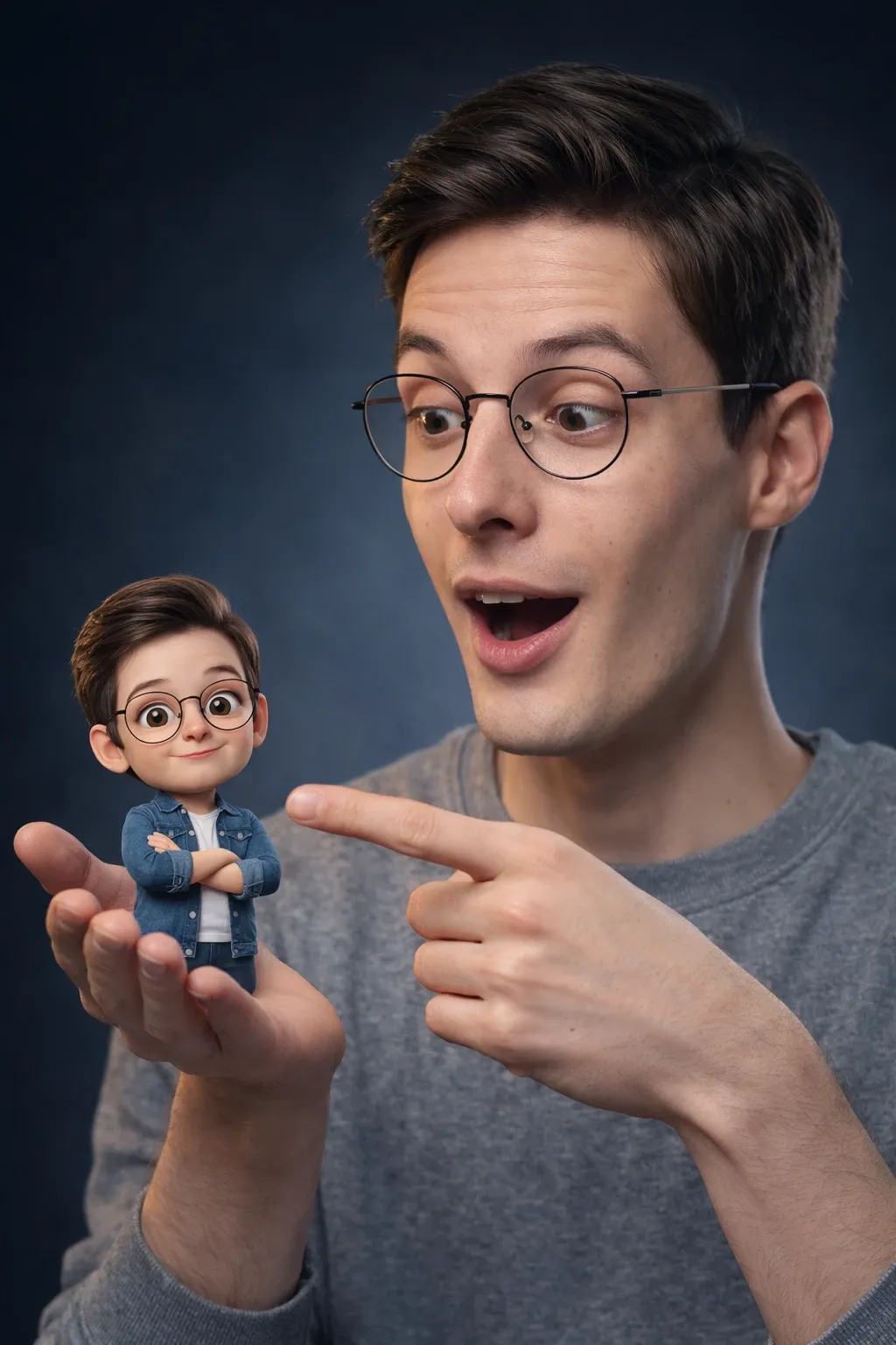 Real + Mini Cartoon Twin - AIEnhancer