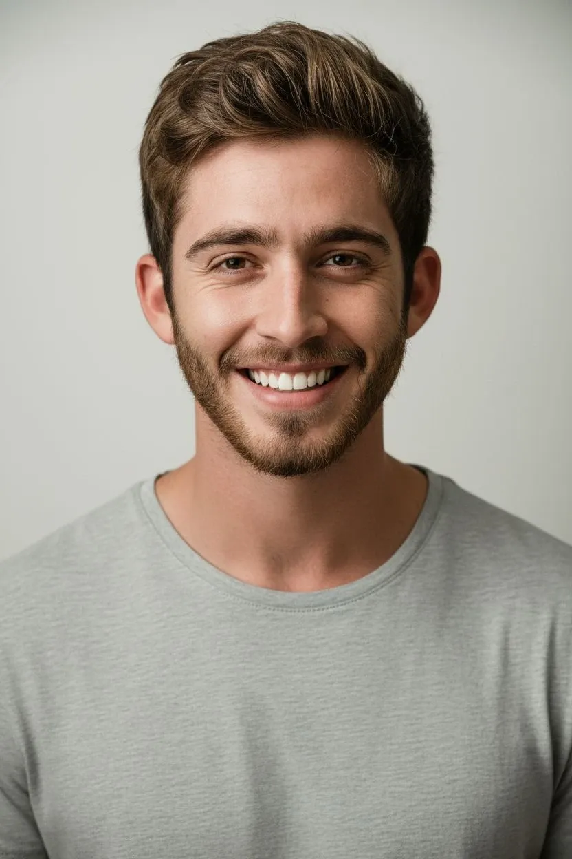 Men's Short Hair - AIEnhancer