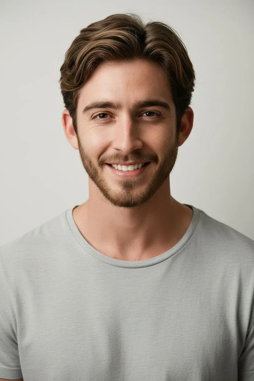 Men's Medium Hair - AIEnhancer