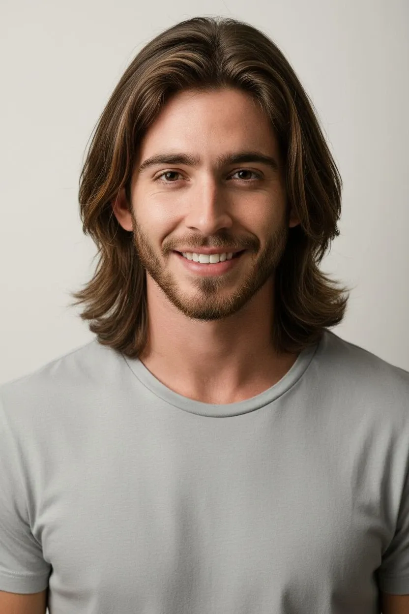 Men's Long Hair - AIEnhancer